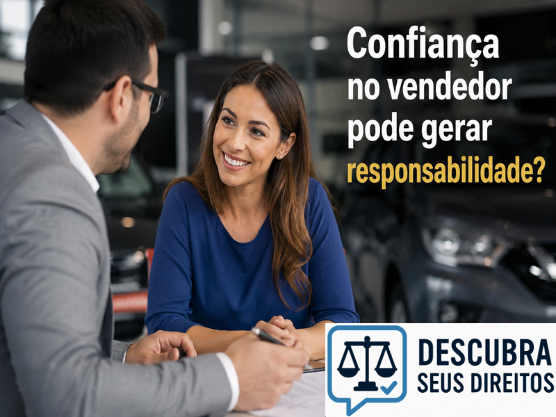 Confiança no vendedor pode gerar responsabilidade?