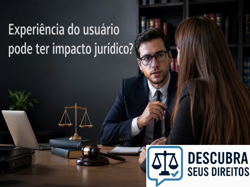 Experiência do usuário pode ter impacto jurídico?