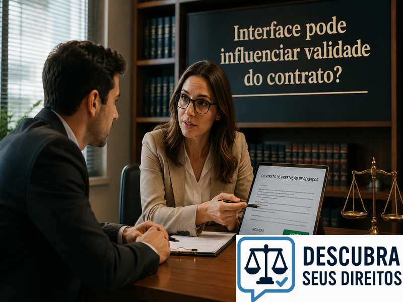 Interface pode influenciar validade do contrato?