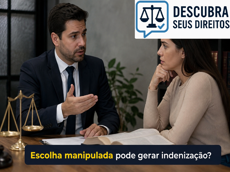 Escolha manipulada pode gerar indenização?