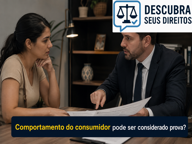 Comportamento do consumidor pode ser considerado prova?