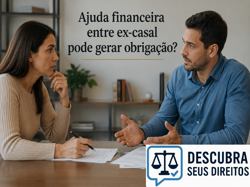 Ajuda financeira entre ex-casal pode gerar obrigação?