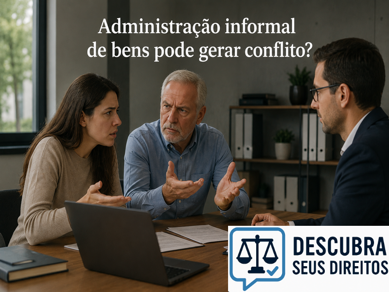 Administração informal de bens pode gerar conflito?