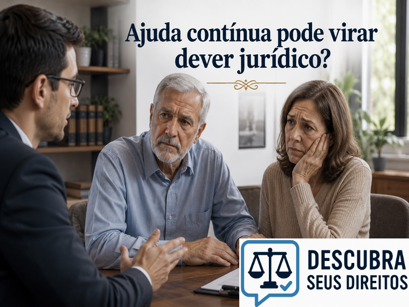 Ajuda contínua pode virar dever jurídico?