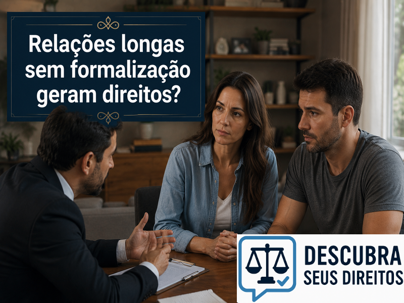 Relações longas sem formalização geram direitos?