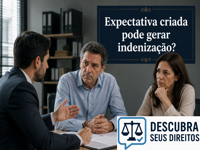 Expectativa criada pode gerar indenização?