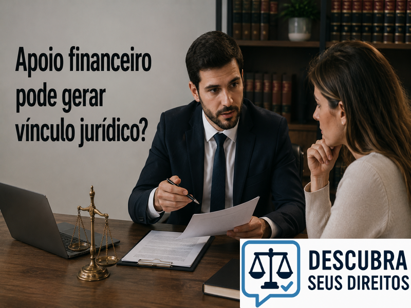 Apoio financeiro pode gerar vínculo jurídico?