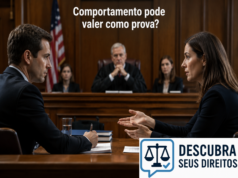 Comportamento pode valer como prova?