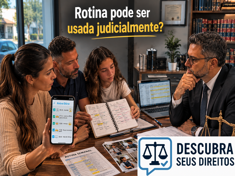 Rotina pode ser usada judicialmente?