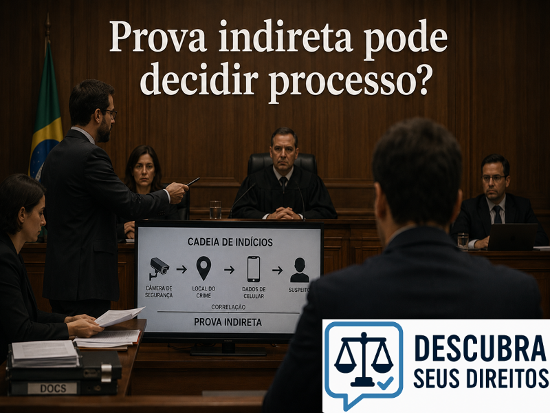 Prova indireta pode decidir processo?