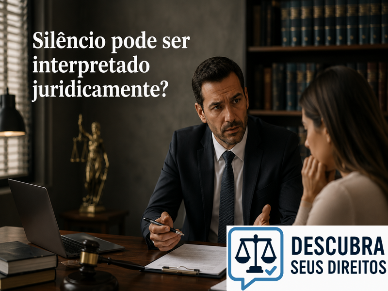 Silêncio pode ser interpretado juridicamente?