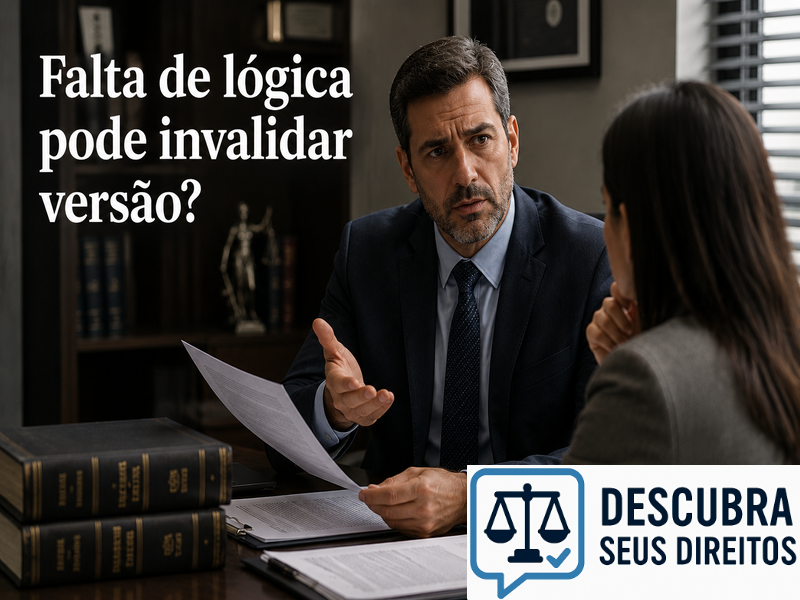 Falta de lógica pode invalidar versão?
