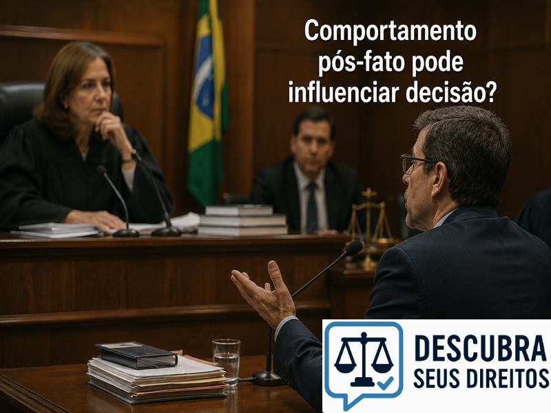 Comportamento pós-fato pode influenciar decisão?