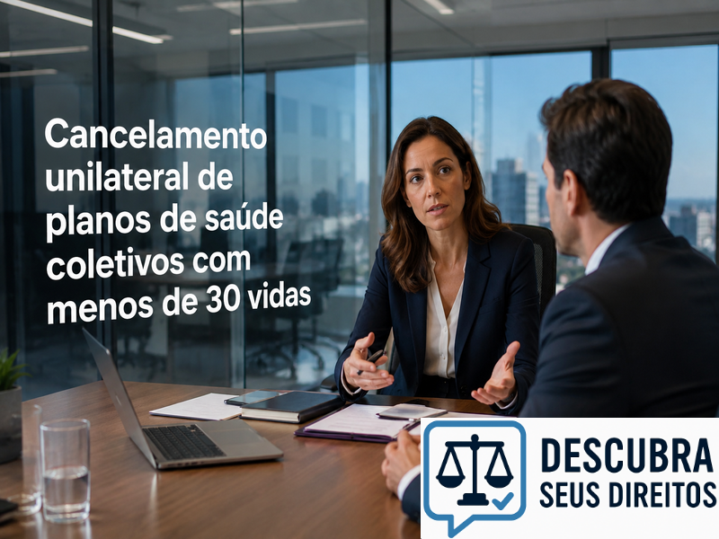 Cancelamento unilateral de planos de saúde coletivos com menos de 30 vidas