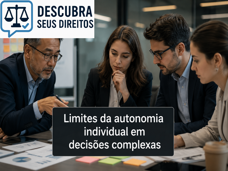 Limites da autonomia individual em decisões complexas