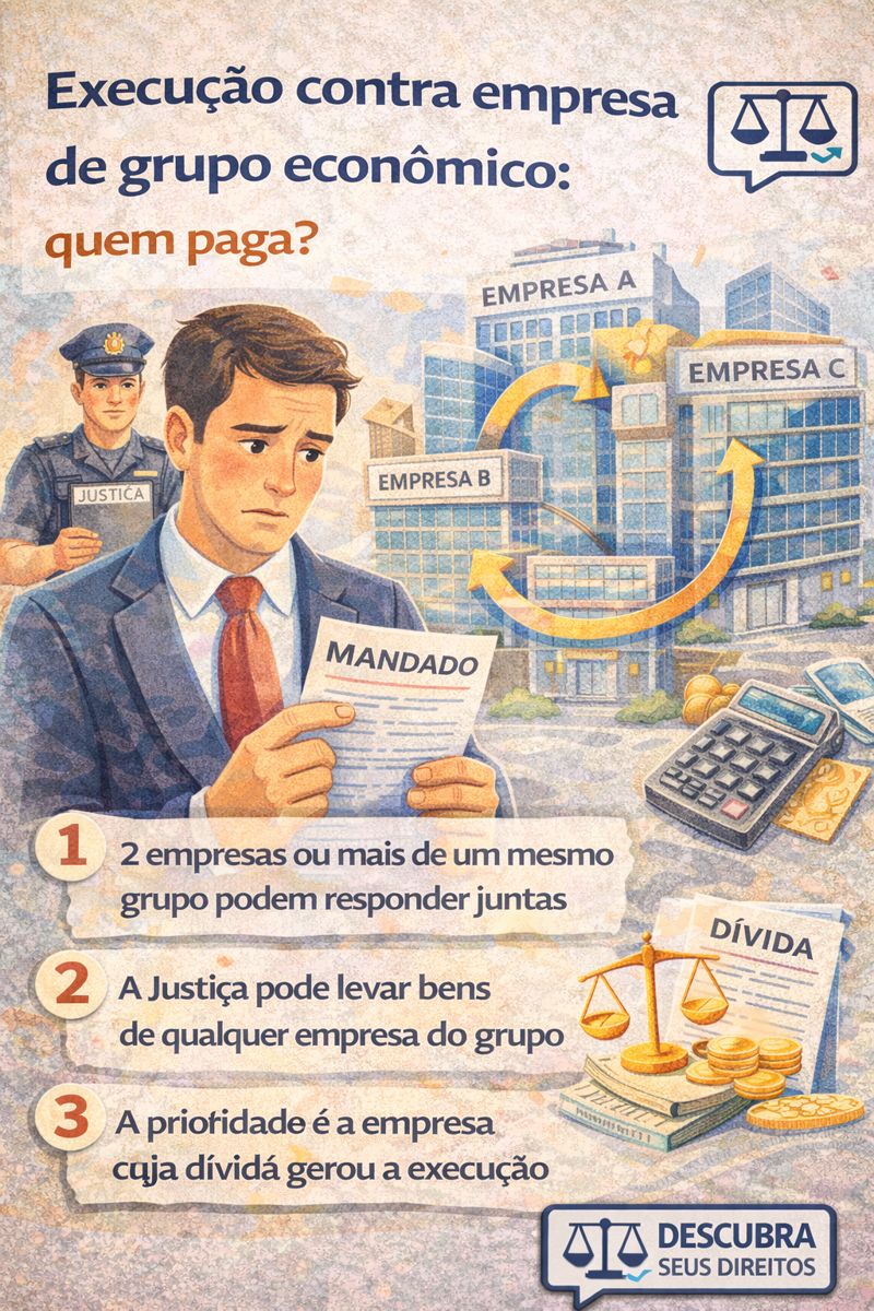 Execução contra empresa de grupo econômico: quem paga?