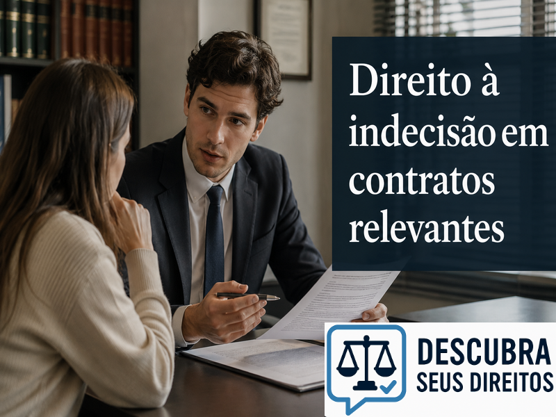 Direito à indecisão em contratos relevantes