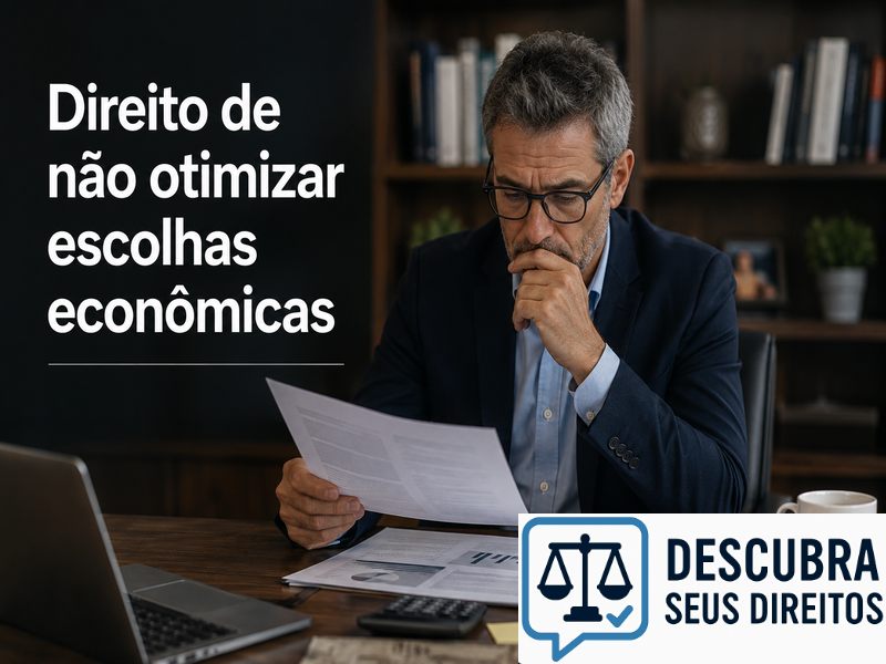 Direito de não otimizar escolhas econômicas