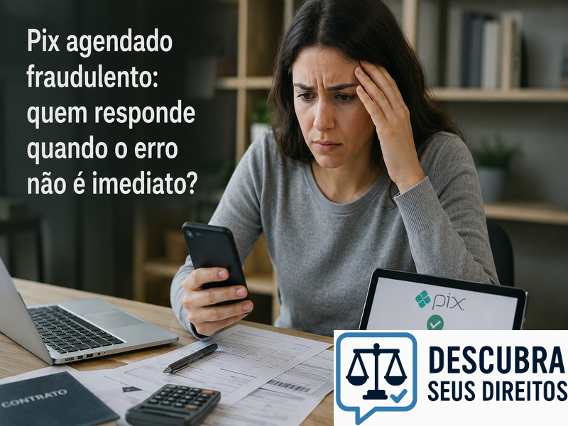 Pix agendado fraudulento: quem responde quando o erro não é imediato?