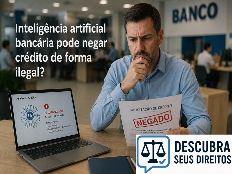 Inteligência artificial bancária pode negar crédito de forma ilegal?