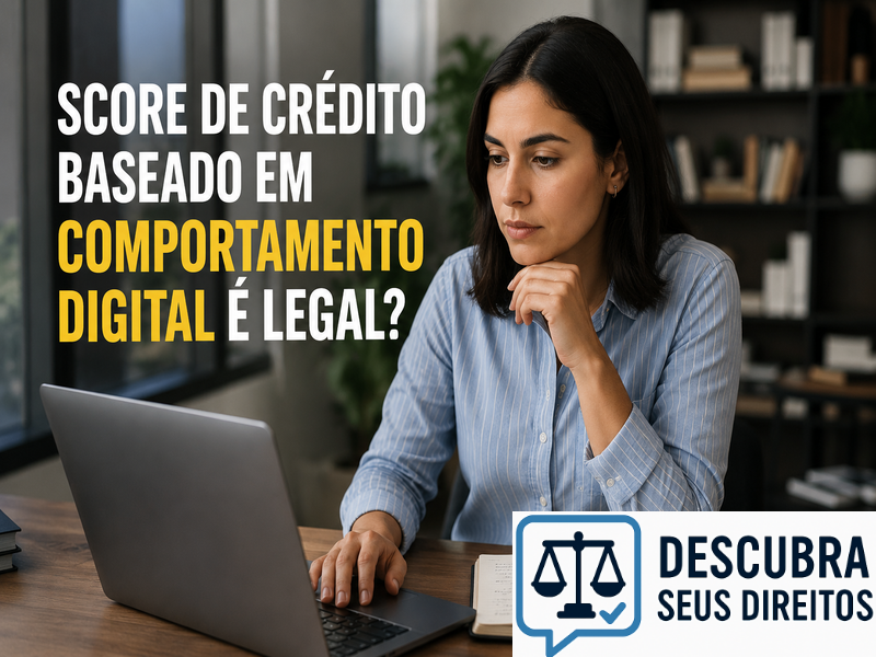Score de crédito baseado em comportamento digital é legal?