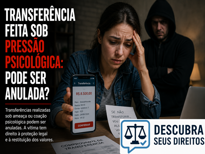 Transferência feita sob pressão psicológica: pode ser anulada?