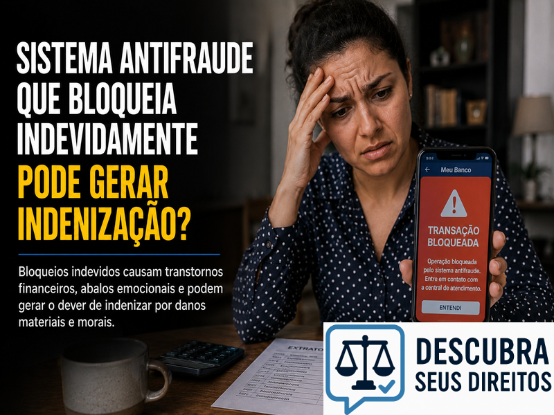 Sistema antifraude que bloqueia indevidamente pode gerar indenização?