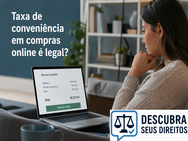 Taxa de conveniência em compras online é legal?