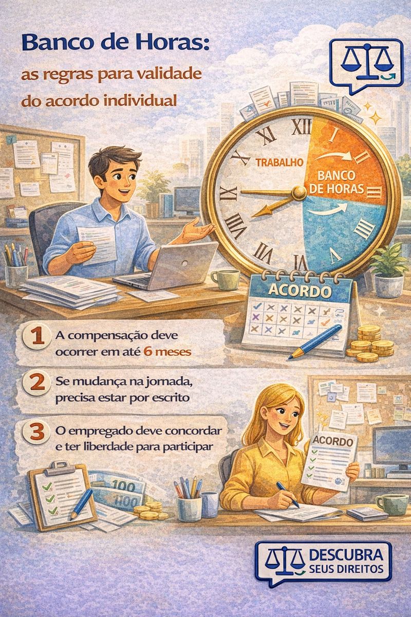 Banco de Horas: as regras para validade do acordo individual