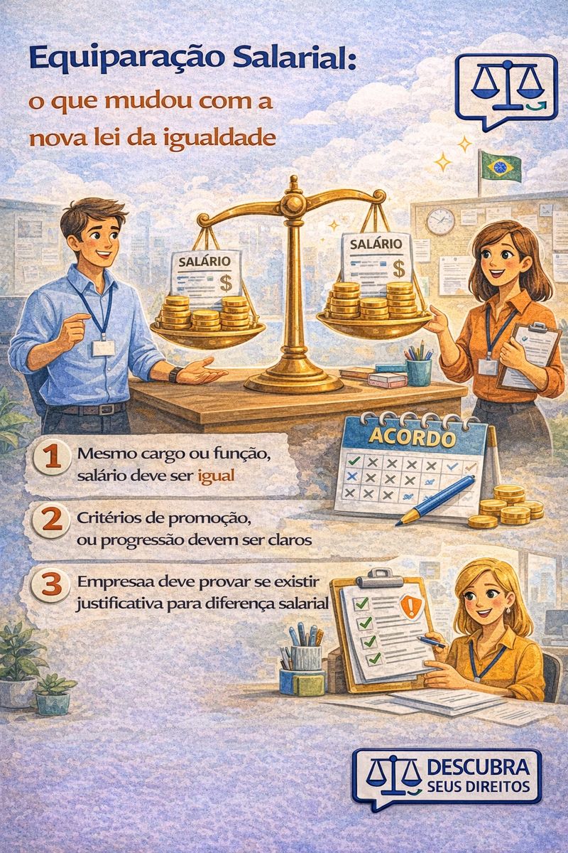 Equiparação salarial: o que mudou com a nova lei da igualdade