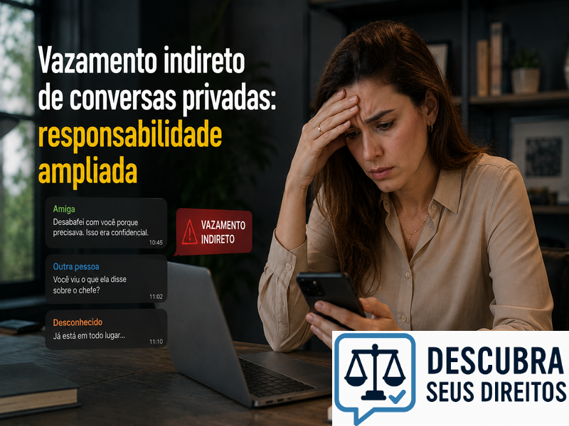 Vazamento indireto de conversas privadas: responsabilidade ampliada