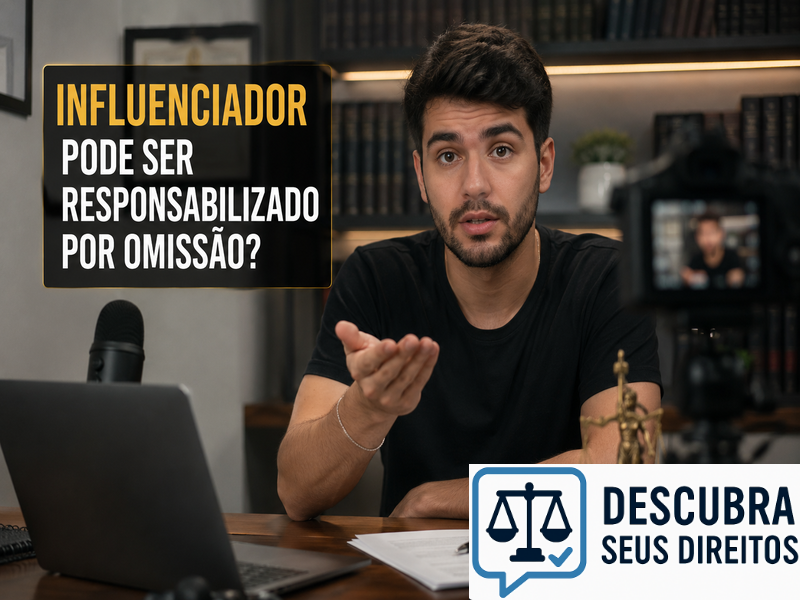 Influenciador pode ser responsabilizado por omissão?