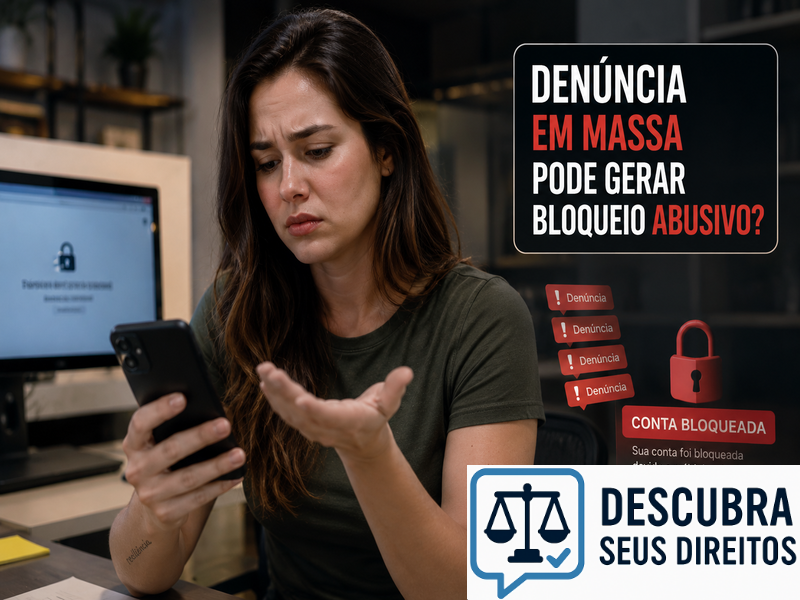 Denúncia em massa pode gerar bloqueio abusivo?