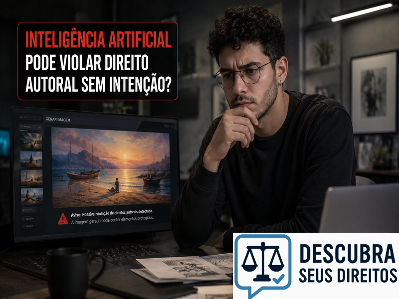 Inteligência artificial pode violar direito autoral sem intenção?