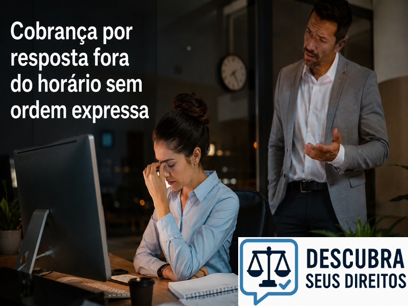 Cobrança por resposta fora do horário sem ordem expressa: é válida?