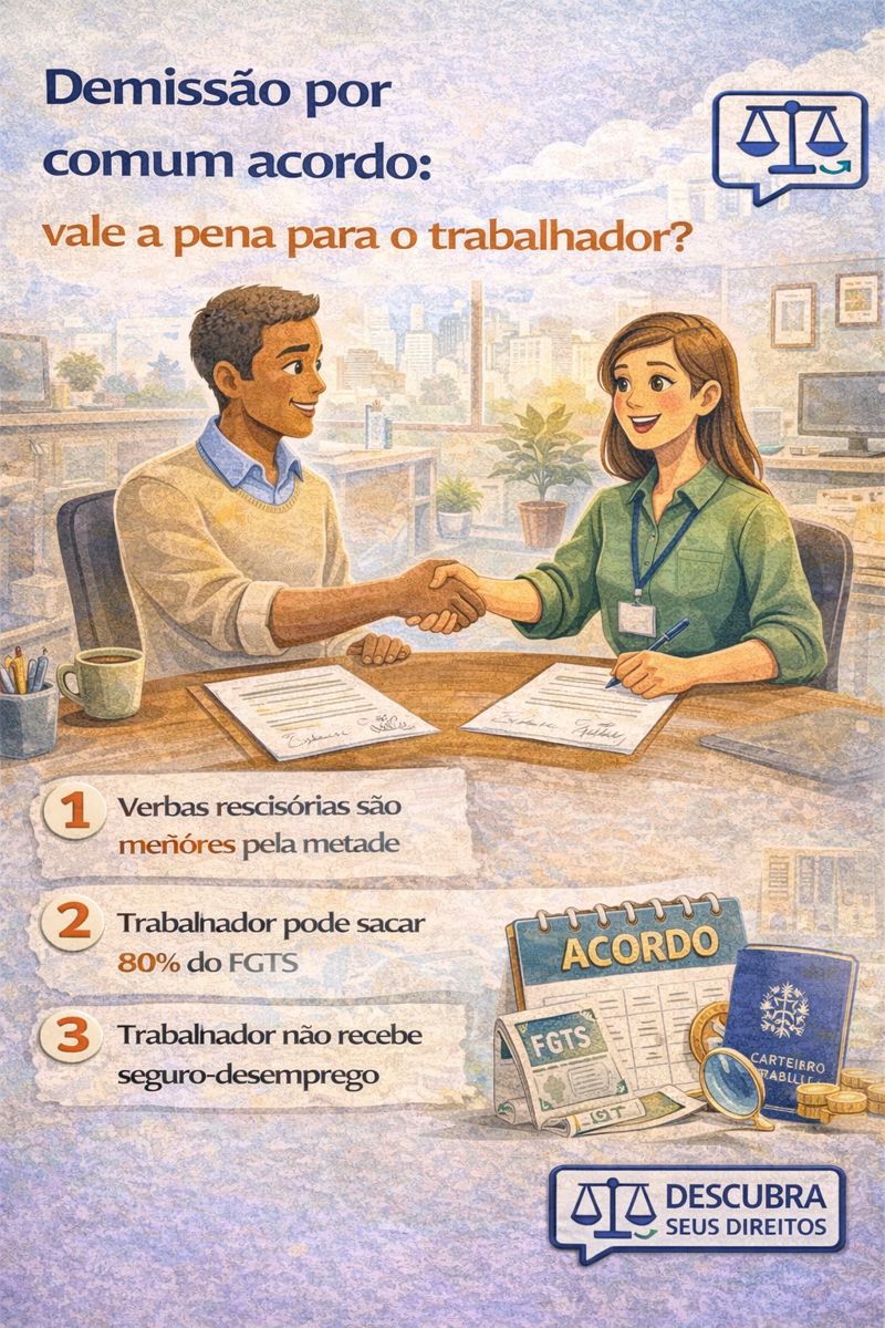 Demissão por comum acordo: vale a pena para o trabalhador?