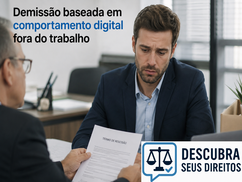 Demissão baseada em comportamento digital fora do trabalho: é válida?