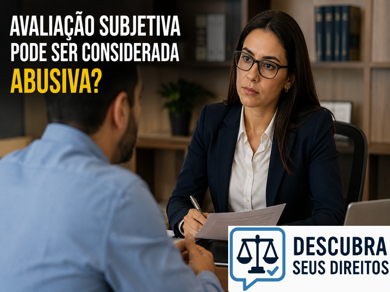 Avaliação subjetiva pode ser considerada abusiva?