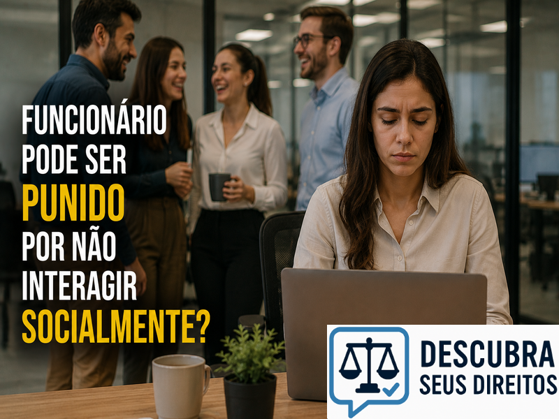 Funcionário pode ser punido por não interagir socialmente?