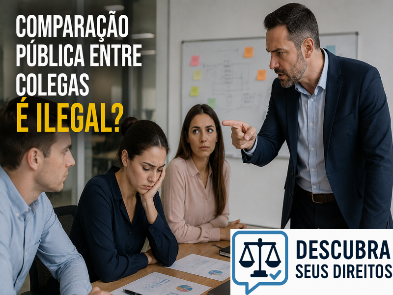 Comparação pública entre colegas é ilegal?