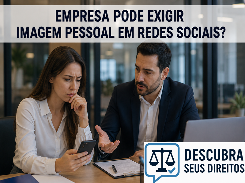 Empresa pode exigir uso da imagem pessoal em redes sociais?