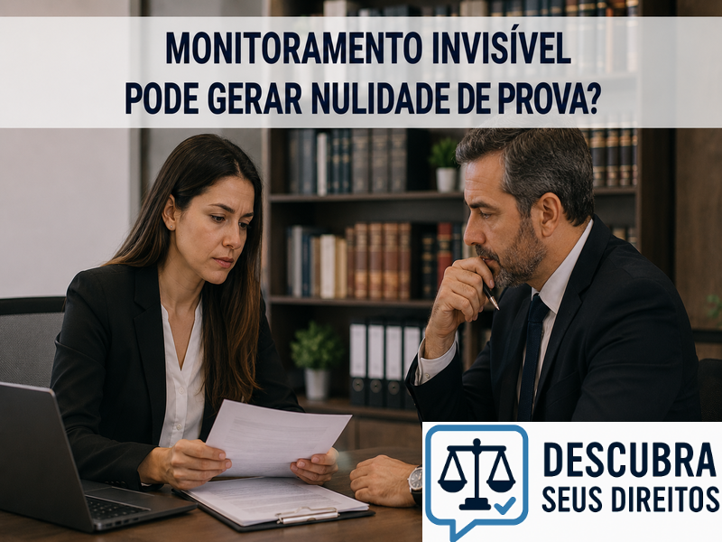 Monitoramento invisível pode gerar nulidade de prova?
