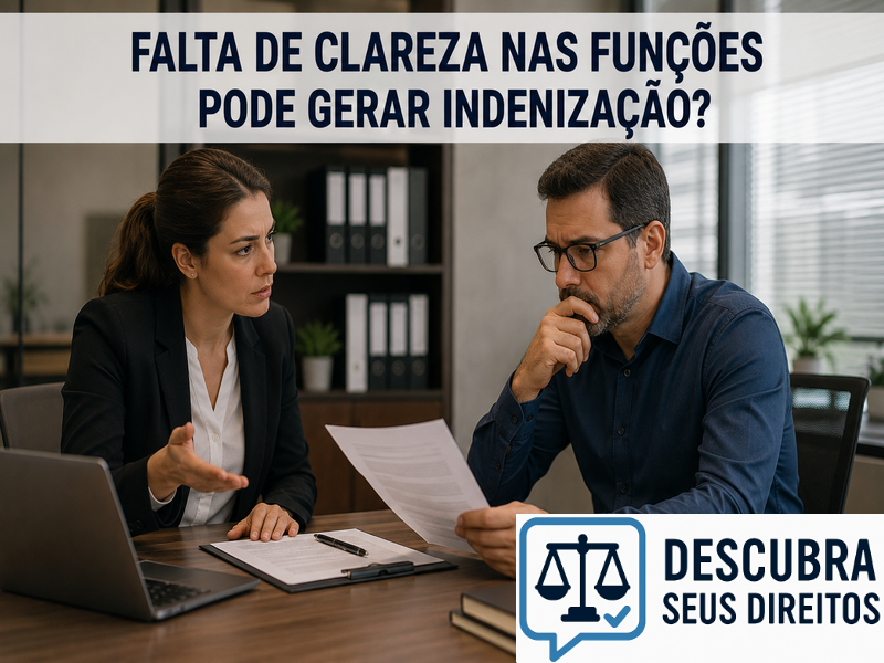 Falta de clareza nas funções pode gerar indenização?