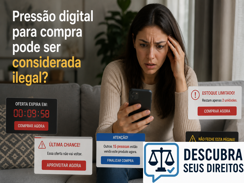 Pressão digital para compra pode ser considerada ilegal?