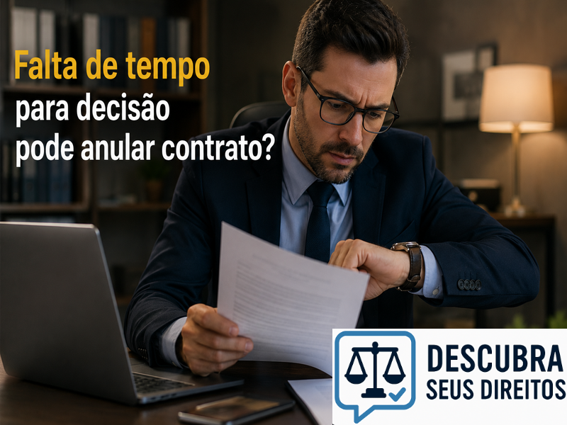 Falta de tempo para decisão pode anular contrato?