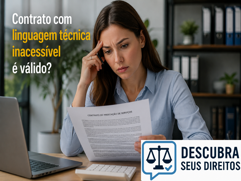 Contrato com linguagem técnica inacessível é válido?