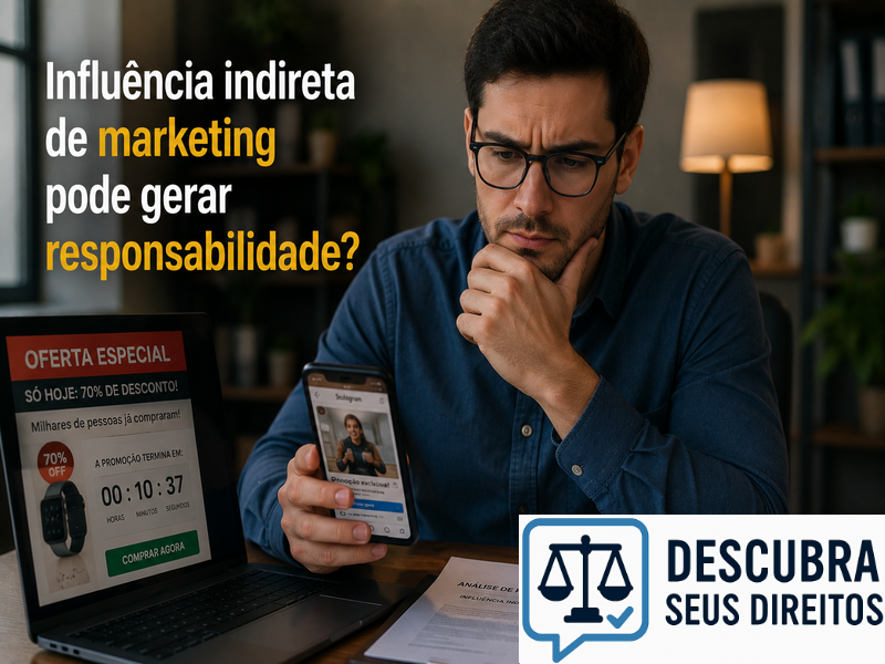 Influência indireta de marketing pode gerar responsabilidade?