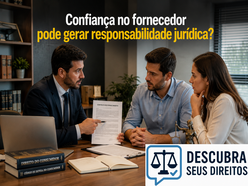 Confiança no fornecedor pode gerar responsabilidade jurídica?
