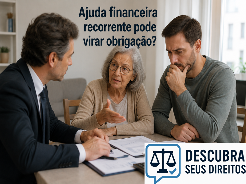 Ajuda financeira recorrente pode virar obrigação?