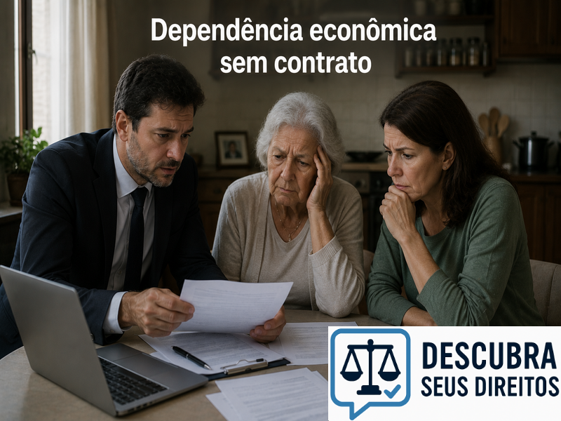 Dependência econômica sem contrato pode gerar obrigação jurídica?